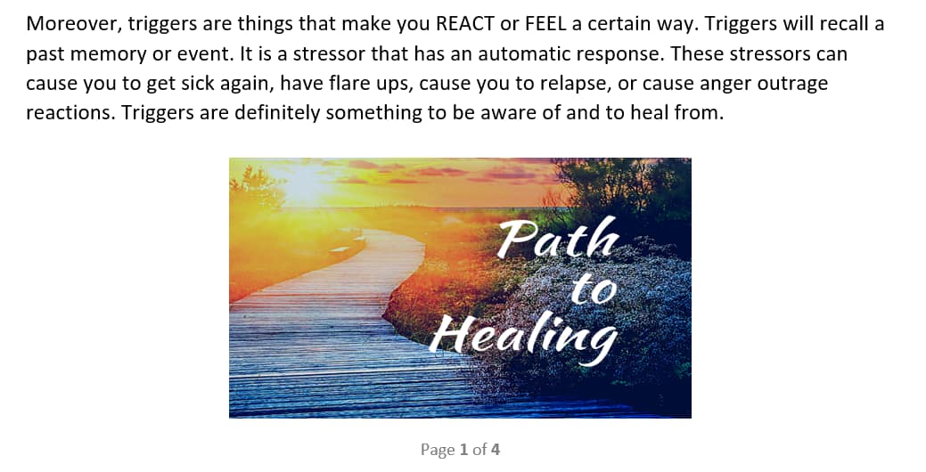 TRIGGERS, How to Heal Them in 3 Steps 2 reaction